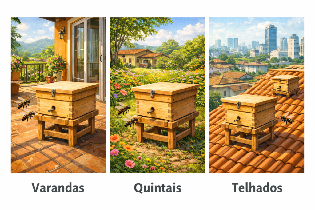 Onde colocar a caixa?