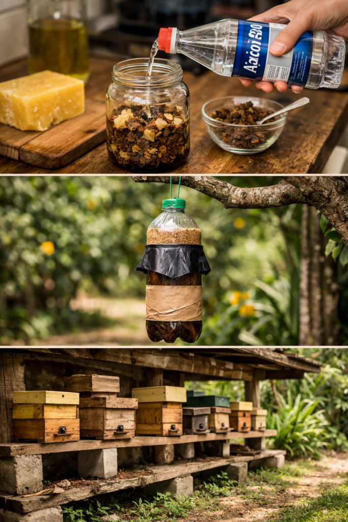 Como fazer atrativo para abelha jataí 
