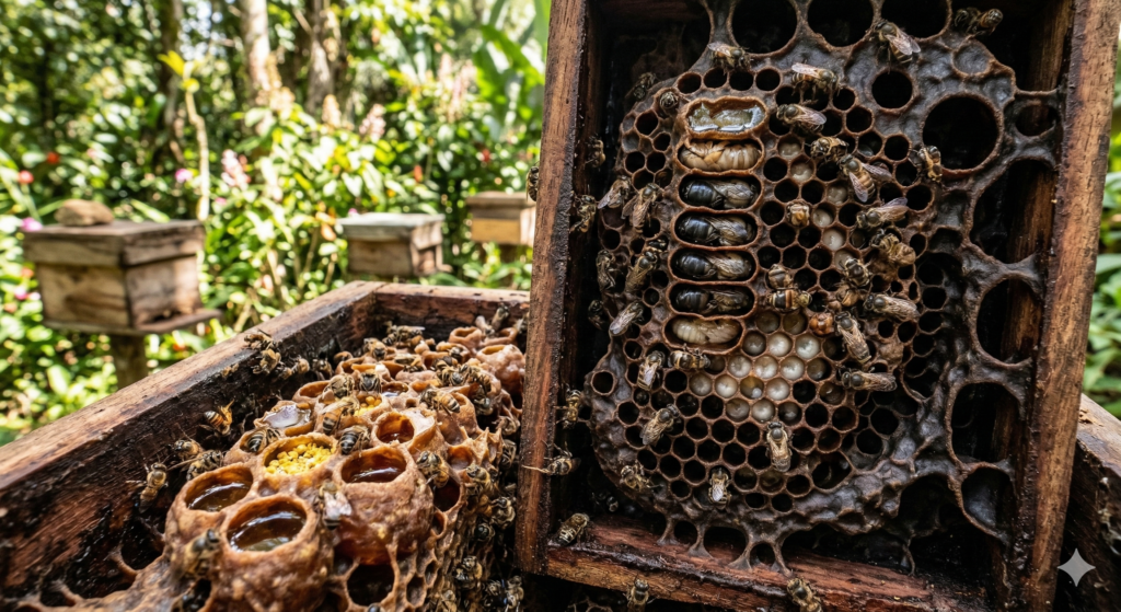 Como é a Produção e Maturação das Abelhas Sem Ferrão?