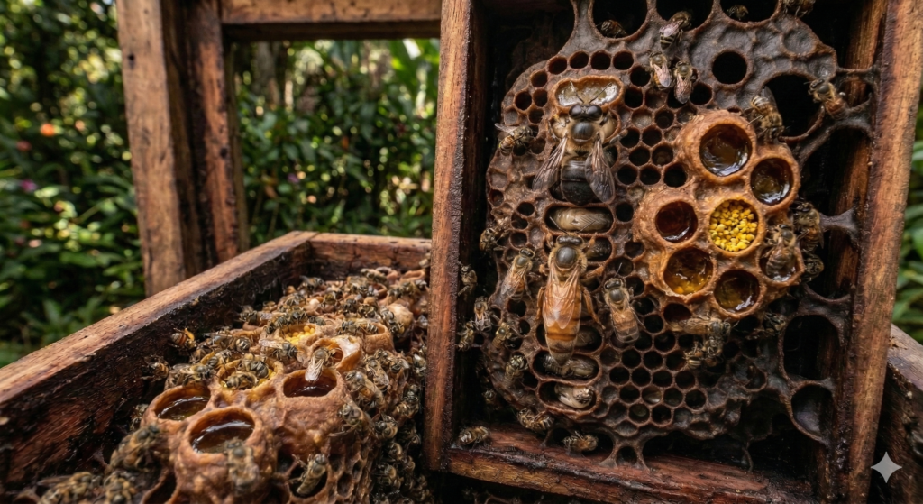 Como é a Produção e Maturação das Abelhas Sem Ferrão?