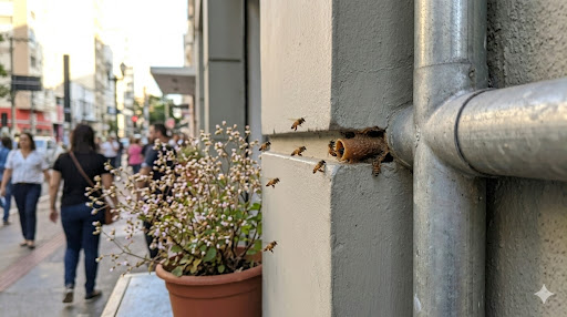 Por que a abelha Jataí se adapta tão bem a ambientes urbanos?